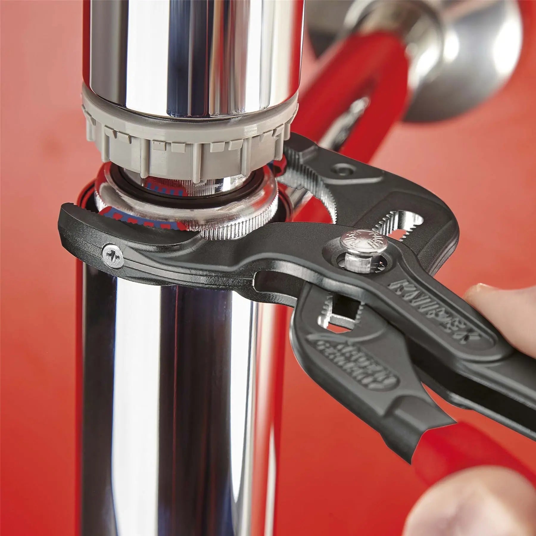 Knipex Siphon and Connector Water Pump Pliers 250mm with Plastic Jaws 81 11 250