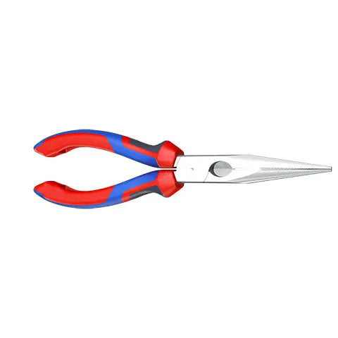 Knipex Snipe Nose Side Cutting Pliers Chrome 200mm Stork Beak Plier Multi Component Grips 26 15 200 White Rose Tools