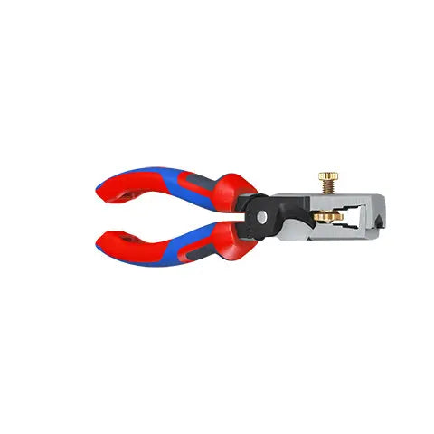 Knipex StriX Insulation Wire Stippiers with Cable Shears 180mm Multi Component Grips 13 62 180 White Rose Tools