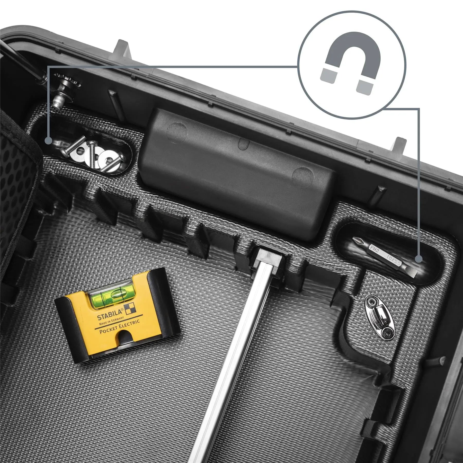 Knipex Tool Case Robust26 Empty Fit to Fly Storage Box 00 21 33 LE White Rose Tools