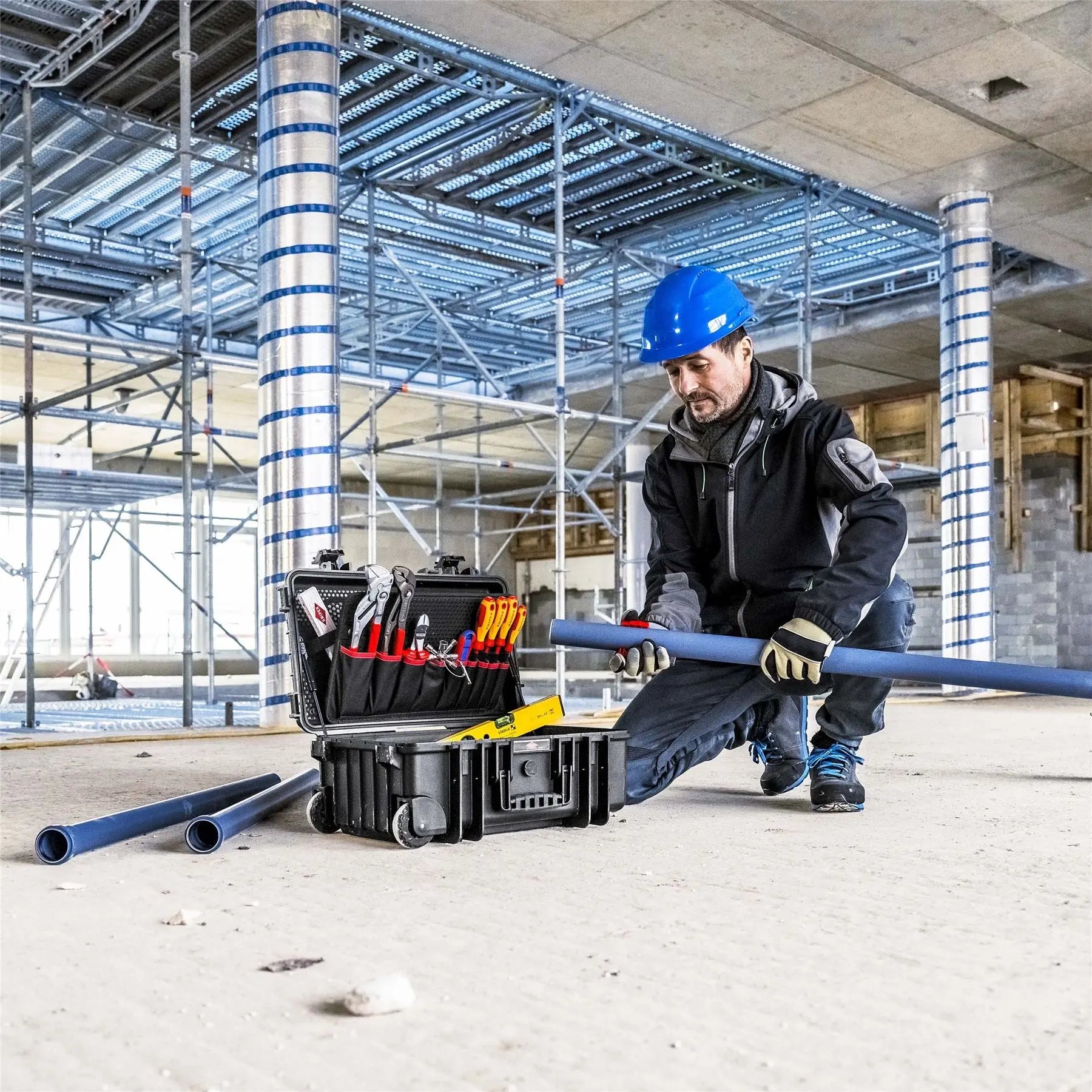 Knipex Tool Case Robust26 Plumbing Fit to Fly Storage Box 00 21 33 S White Rose Tools