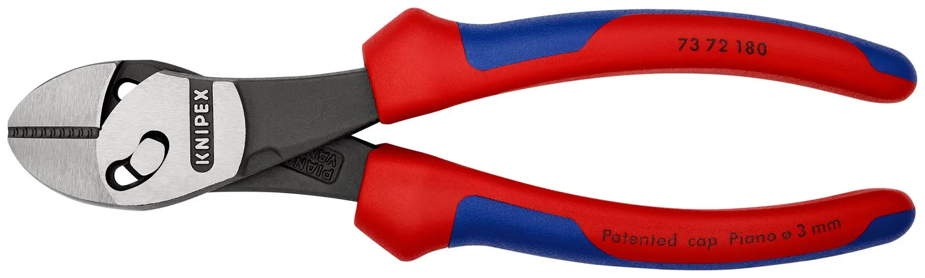 Knipex TwinForce High Performance Diagonal Cutters Cutting Pliers 180mm Multi Component Grips 73 72 180