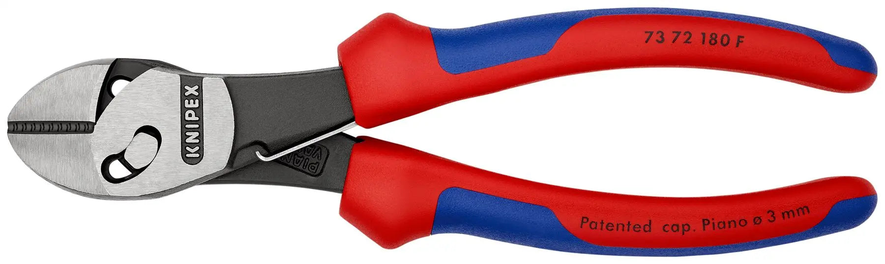 Knipex TwinForce High Performance Diagonal Cutters Cutting Pliers 180mm Opening Spring 73 72 180 F