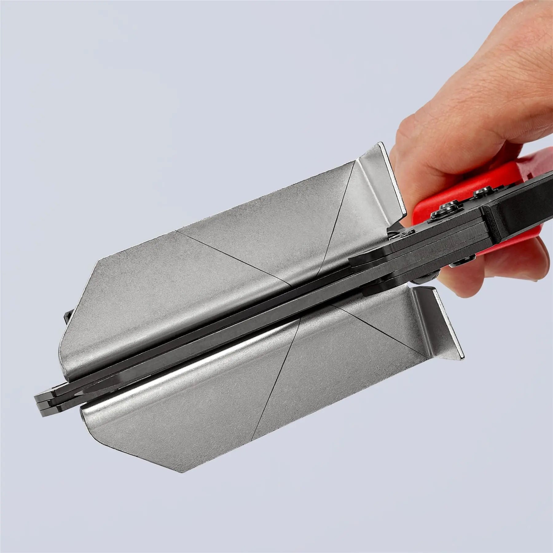Knipex Vinyl Cutting Shears for Cable Duct Multi Component Grips 110mm Blade Length 95 02 21
