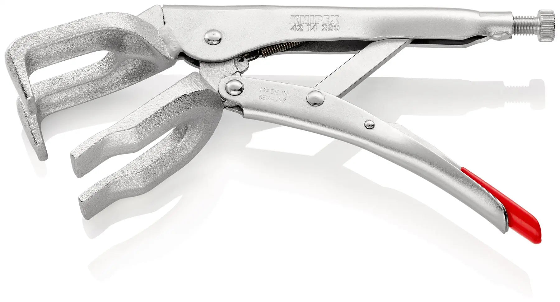 Knipex Welding Grip Locking Pliers 280mm Galvanised 42 14 280 White Rose Tools