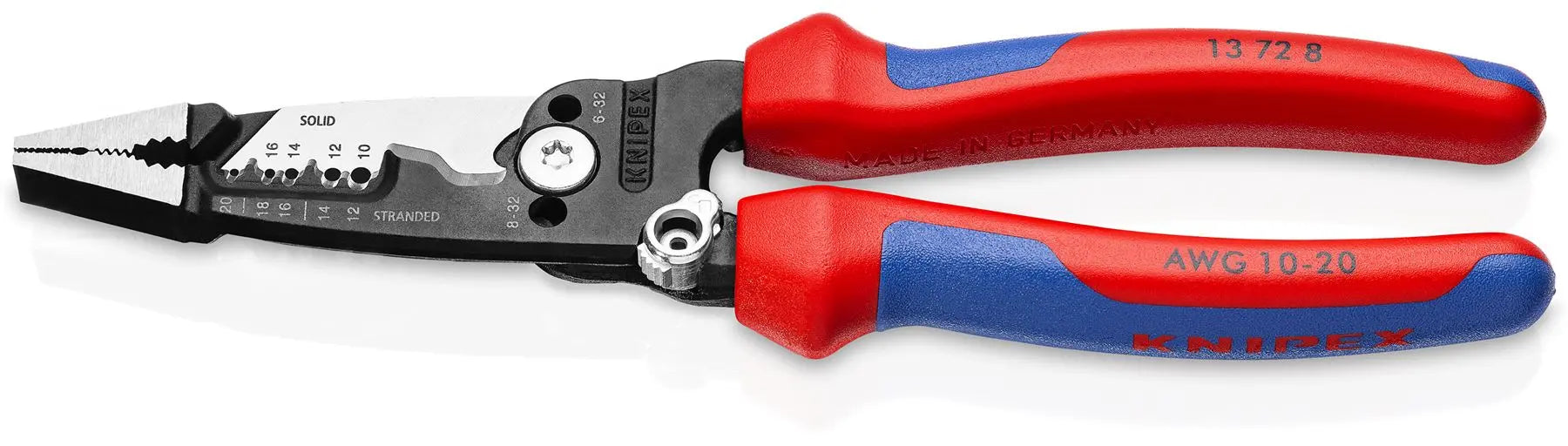 Knipex Wire Stripper Multifunction Electrician Pliers American Style Multi Component Grips 13 72 8