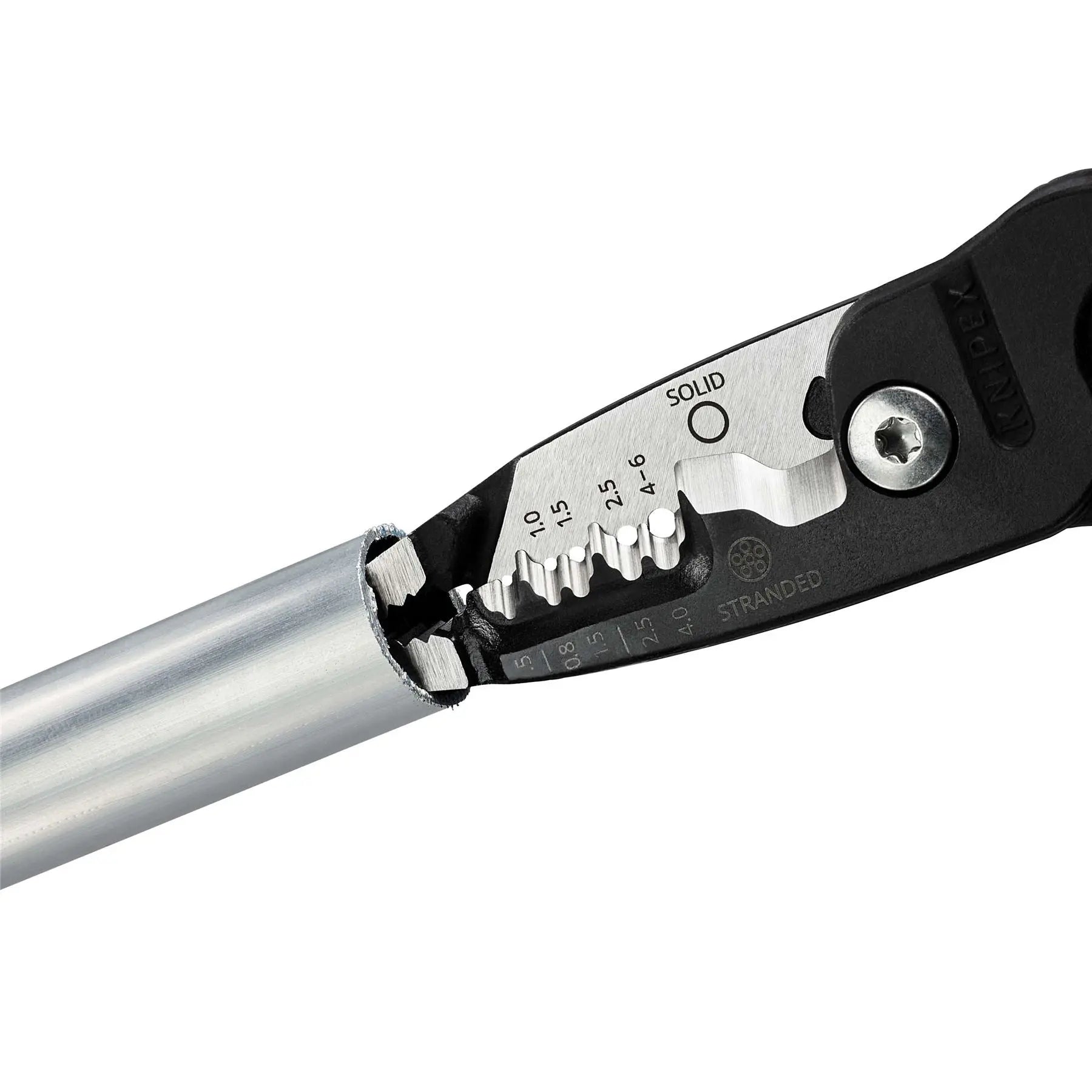 Knipex WireStripper Stripping Pliers 200mm Metric Version 13 71 200 ME White Rose Tools