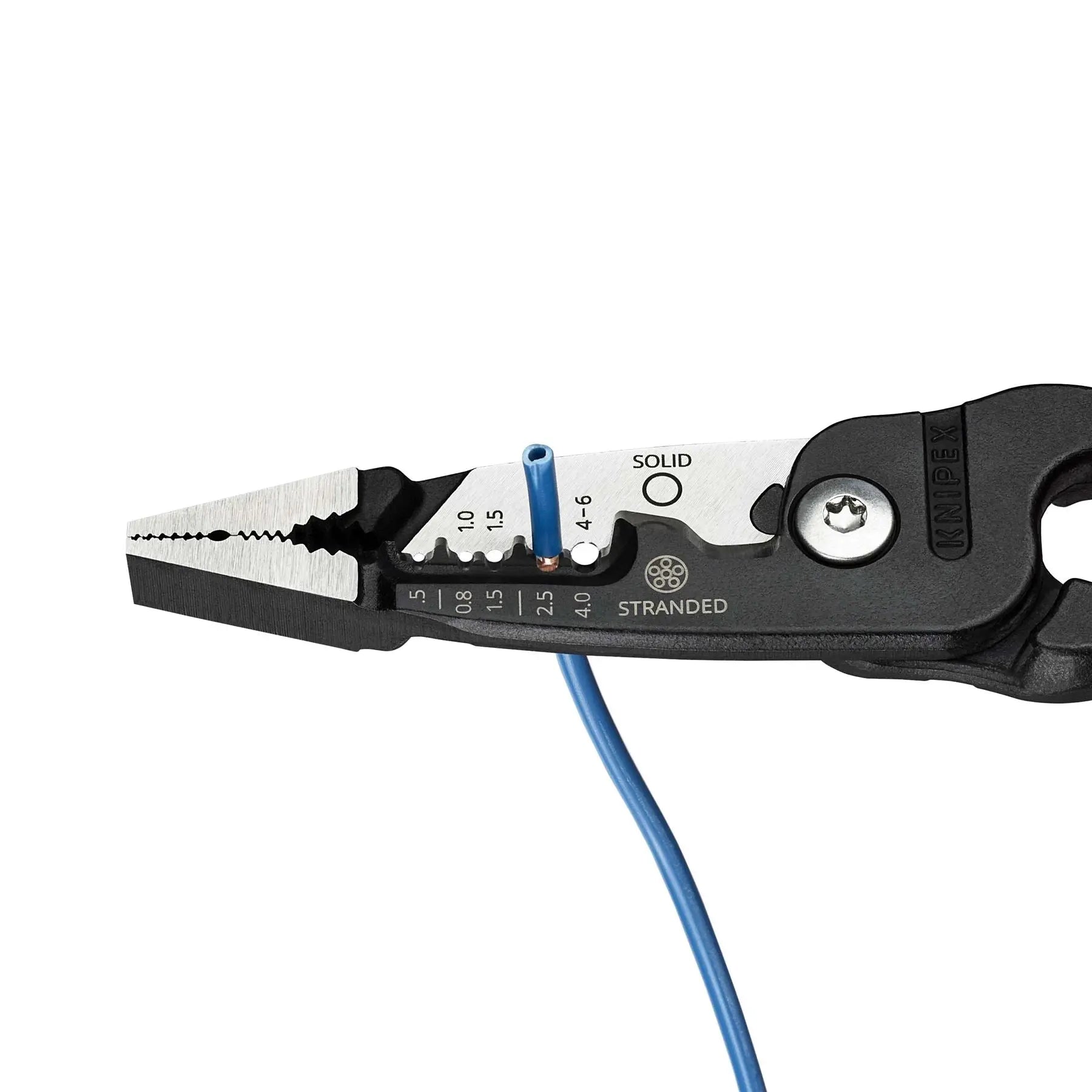 Knipex WireStripper Stripping Pliers 200mm Metric Version 13 71 200 ME White Rose Tools