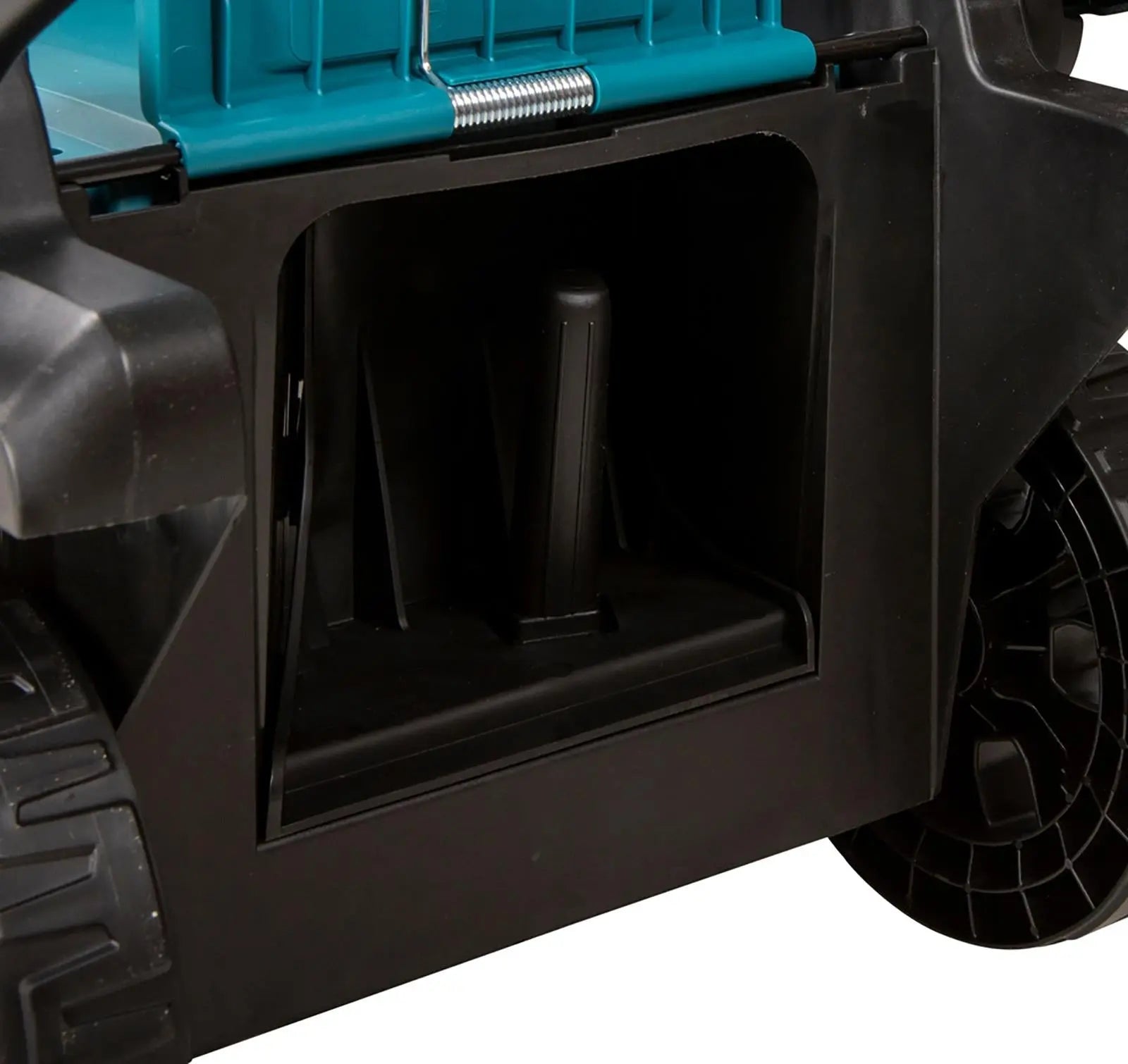 Makita 33cm Lawn Mower Kit 18V LXT Li-ion Cordless Garden Grass Outdoor 5Ah Battery and Charger DLM330RT  White Rose Tools