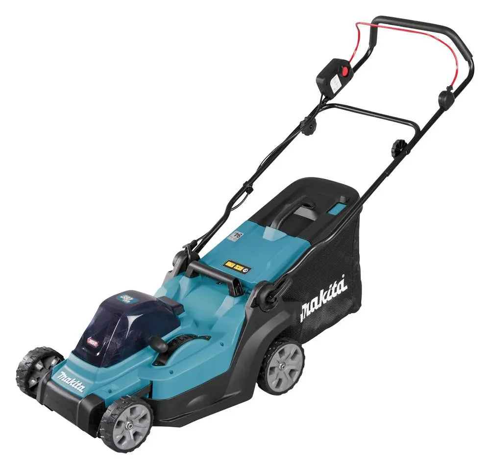 Makita 38cm Lawn Mower 40V Max XGT Li-ion Cordless Garden Grass Outdoor Bare Unit Body Only LM003GZ White Rose Tools