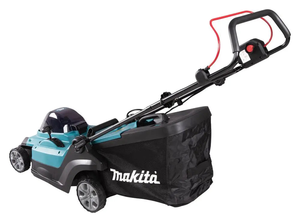 Makita 43cm Lawn Mower Kit 40V Max XGT Li-ion Cordless Garden Grass Outdoor 4Ah Battery and Charger LM004GM103  White Rose Tools