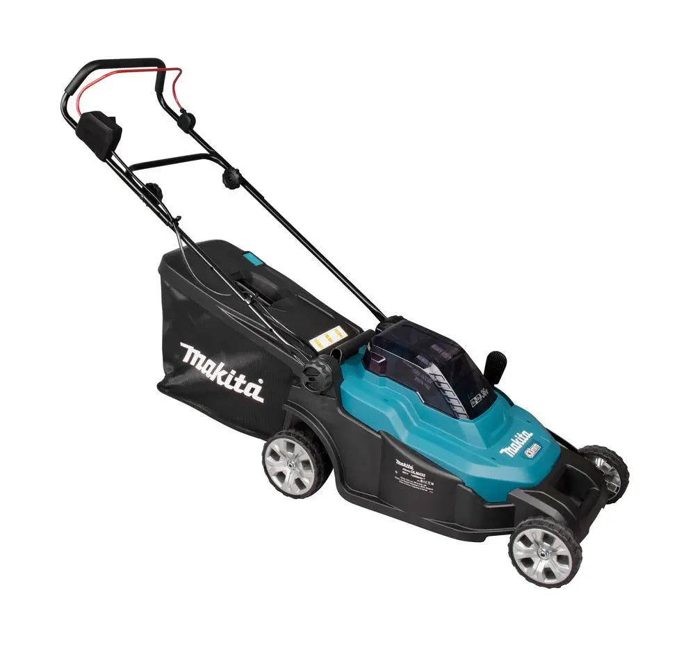 Makita 43cm Lawn Mower Twin 18V LXT Li-ion Cordless Garden Grass Outdoor Bare Unit Body Only DLM432Z  White Rose Tools