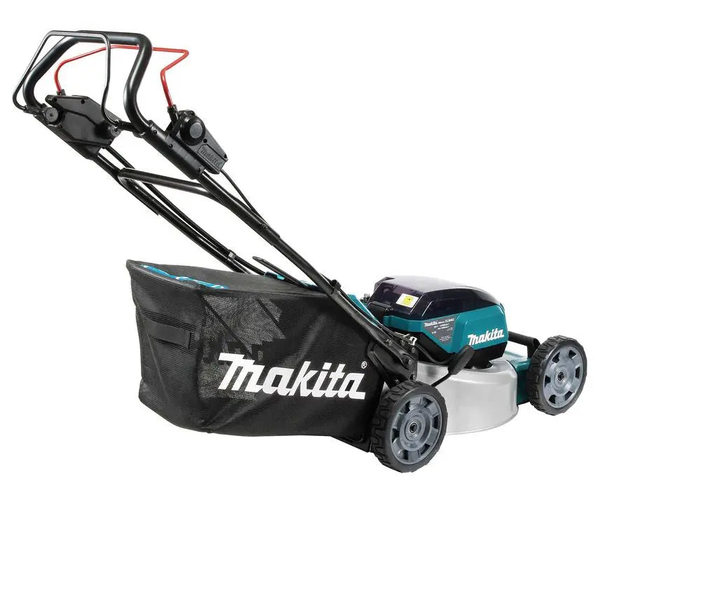 Makita 46cm Lawn Mower Twin 18V LXT Li-ion Cordless Garden Grass Outdoor Bare Unit Body Only DLM462Z  White Rose Tools