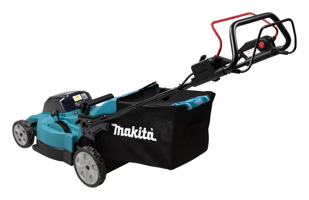 Makita 48cm Lawn Mower Twin 18V LXT Li-ion Cordless Garden Grass Outdoor Bare Unit Body Only DLM481Z  White Rose Tools