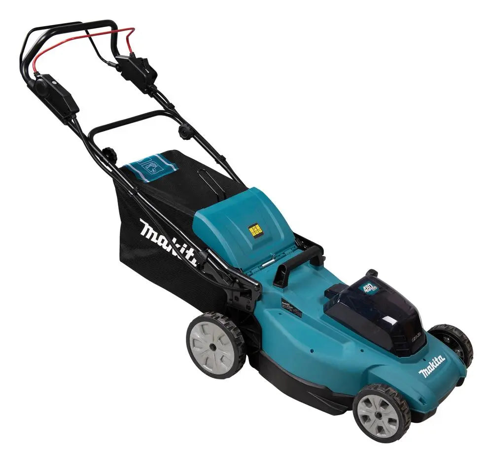 Makita 48cm Lawn Mower Twin 18V LXT Li-ion Cordless Garden Grass Outdoor Bare Unit Body Only DLM481Z  White Rose Tools