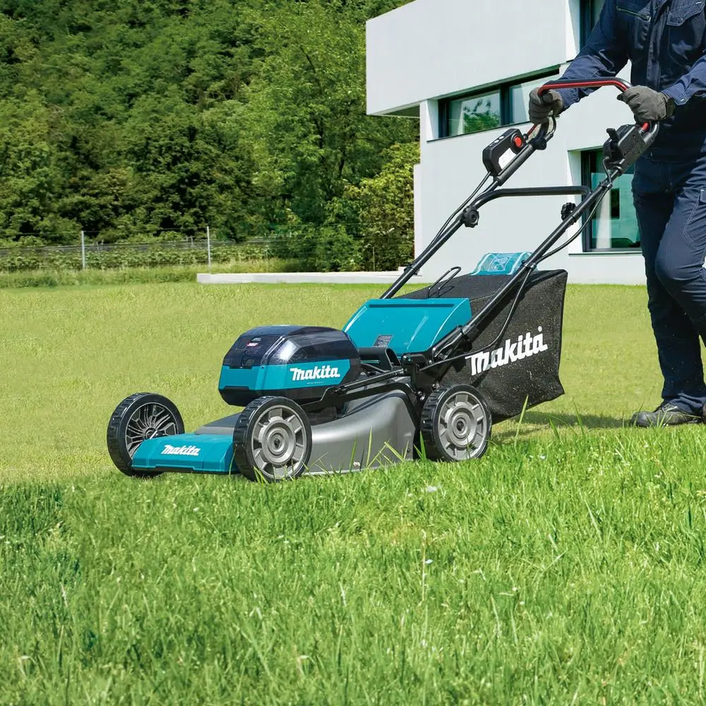Makita 53cm Lawn Mower 40V Max XGT Li-ion Cordless Garden Grass Outdoor Bare Unit Body Only LM002GZ  White Rose Tools