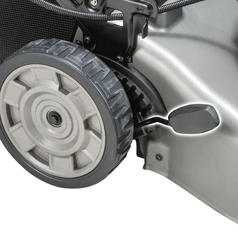 Makita 53cm Lawn Mower Kit 64V Max Li-ion Cordless Garden Grass Outdoor 4Ah Battery and Charger LM004JM101  White Rose Tools