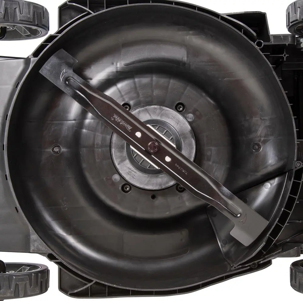 Makita 53cm Lawn Mower Kit Twin 18V LXT Li-ion Cordless Garden Grass Outdoor 2 x 5Ah Battery and Dual Charger DLM538CT2  White Rose Tools