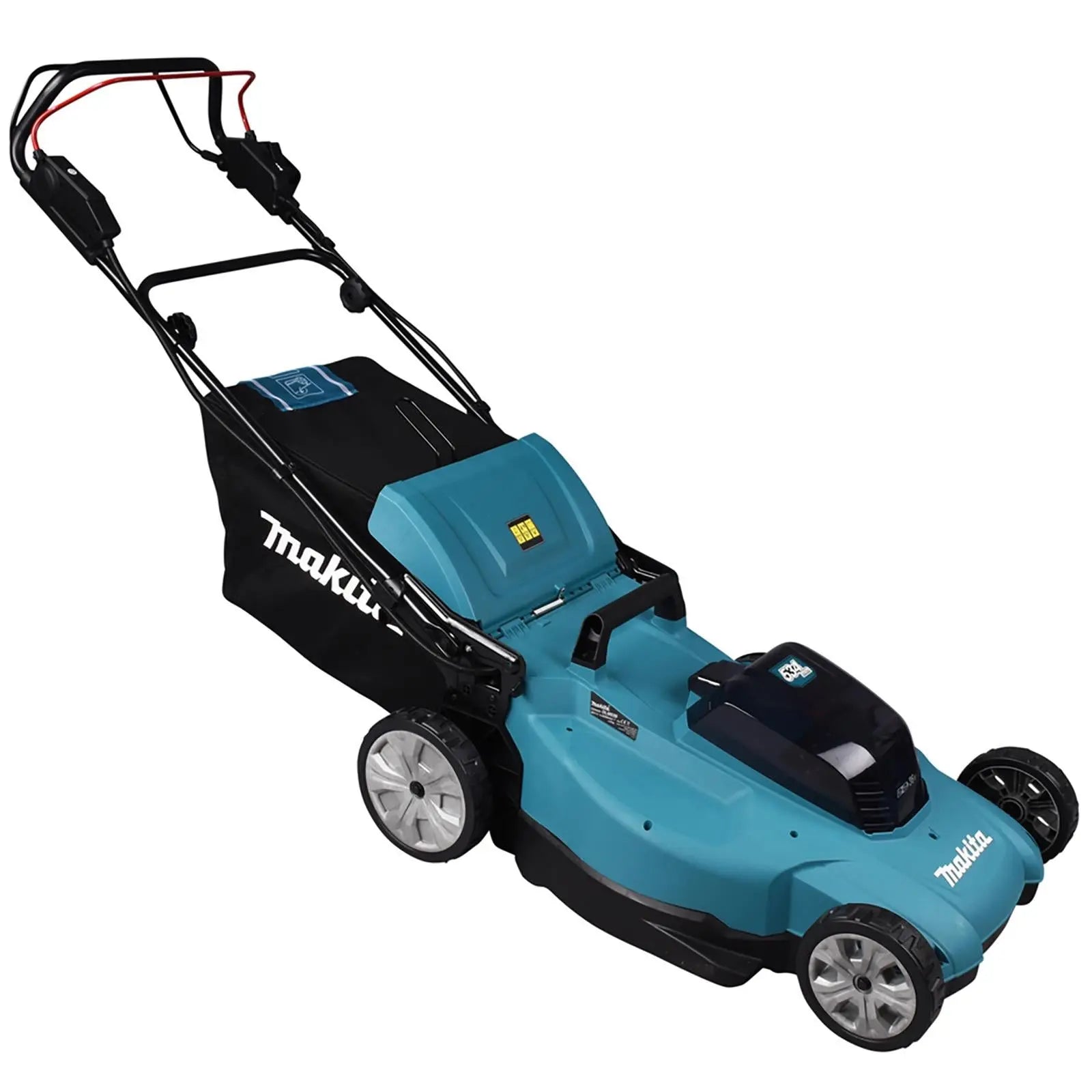 Makita 53cm Lawn Mower Twin 18V LXT Li-ion Cordless Garden Grass Outdoor Bare Unit Body Only DLM539Z  White Rose Tools