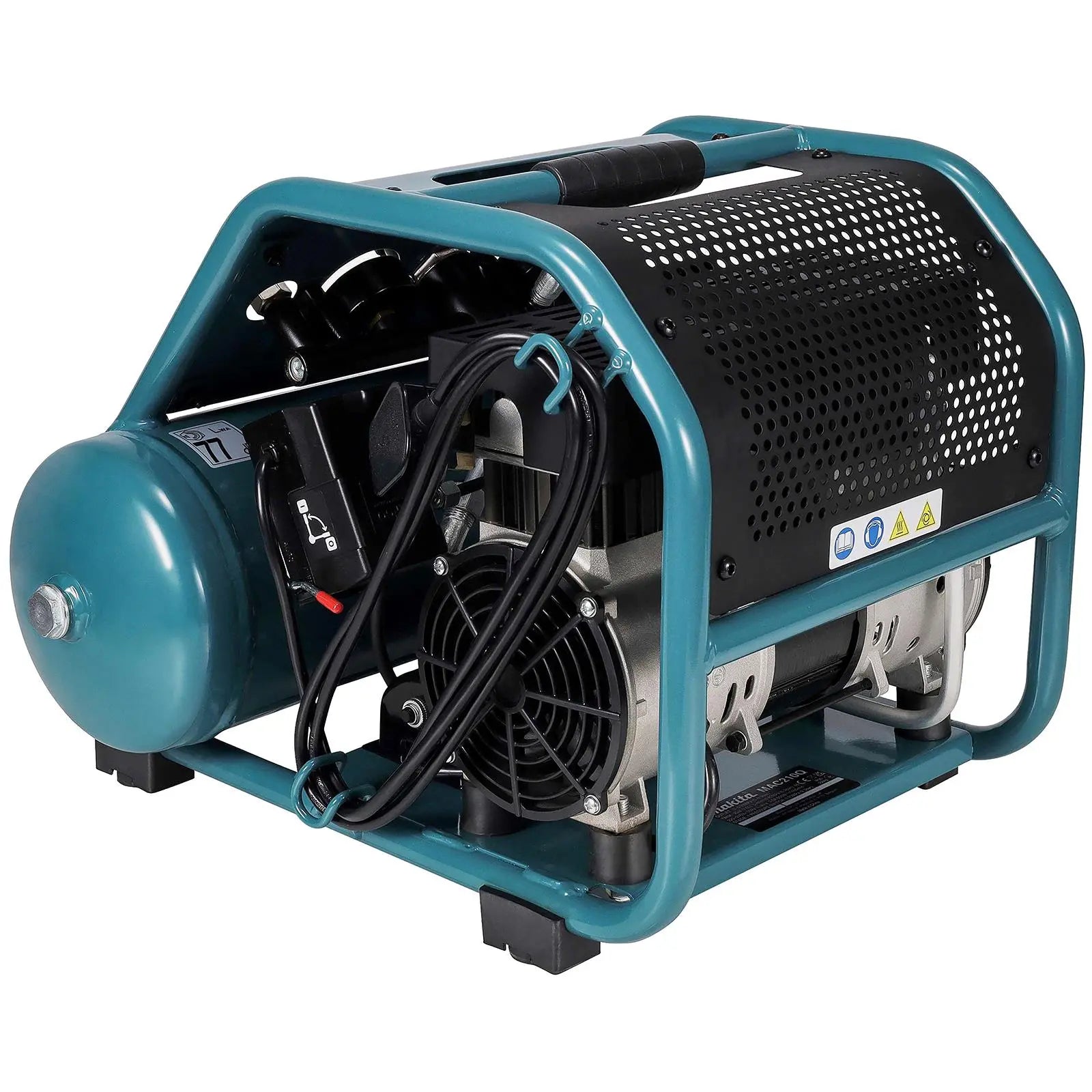 Makita Air Compressor Compact 7.6L 9.3 Bar 650W Choose Voltage 110V or 240V MAC210Q White Rose Tools