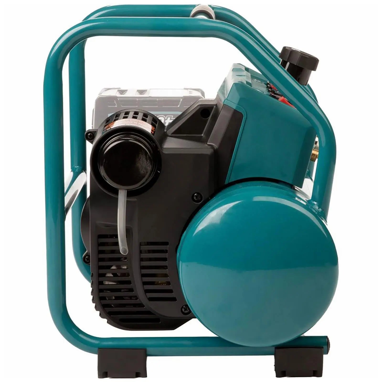 Makita Air Compressor XGT 40V Max Brushless Cordless 2 x 5Ah Batteries Rapid Charger AC001GT201 White Rose Tools