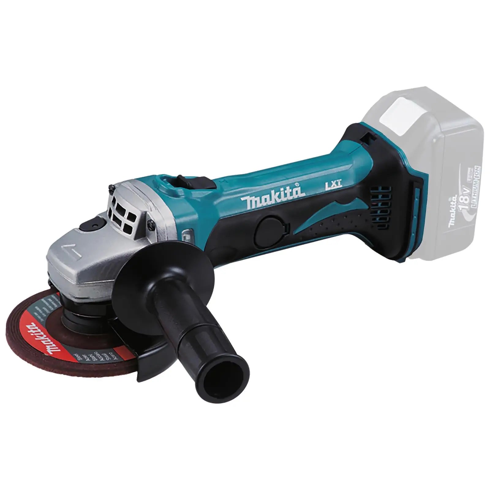 Makita Angle Grinder 115mm 18V Li-ion Slim Body Design Cordless DGA452Z Body Only White Rose Tools