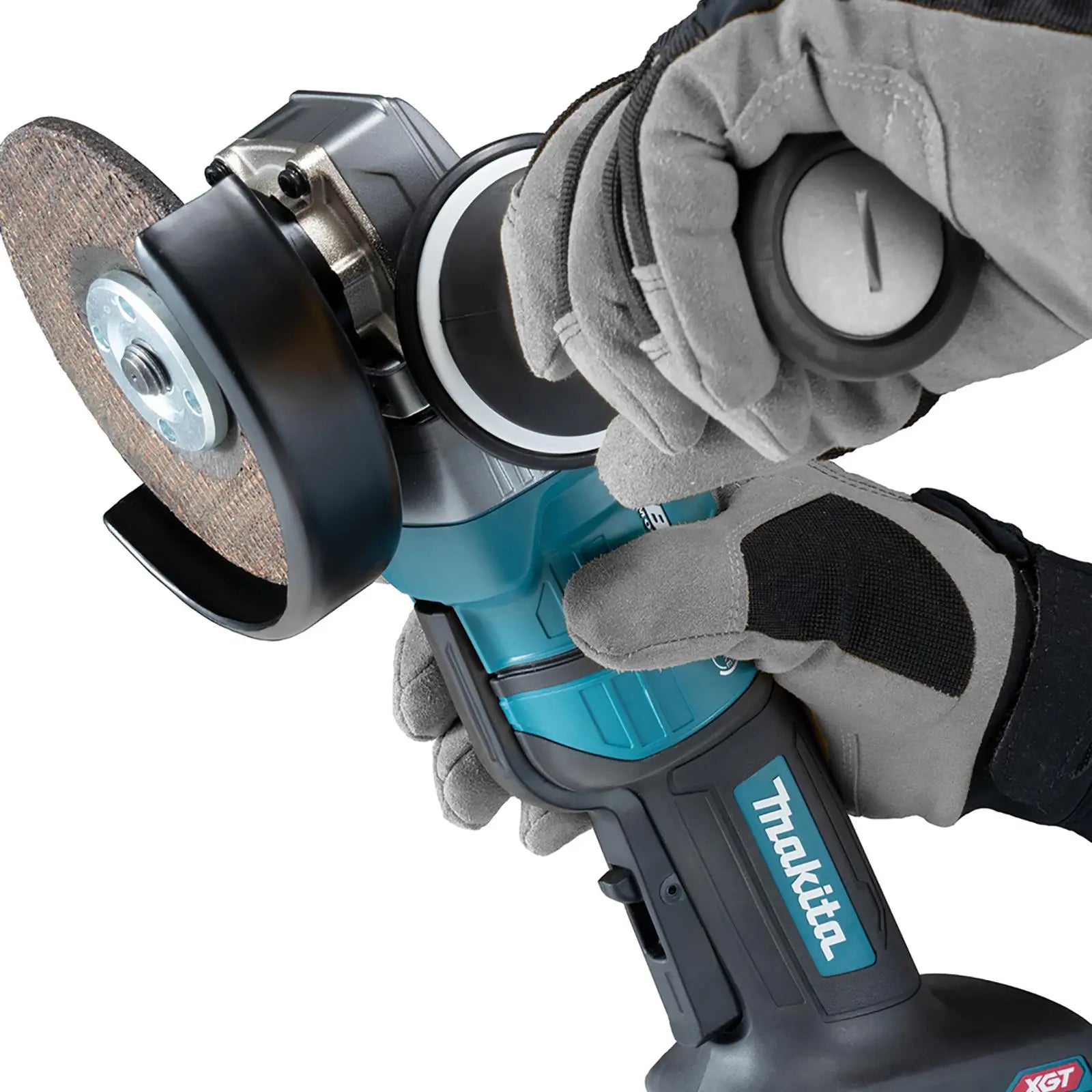 Makita Angle Grinder 115mm XGT 40V Max Li-ion Cordless in Makpac Case GA049GZ01 Body Only White Rose Tools