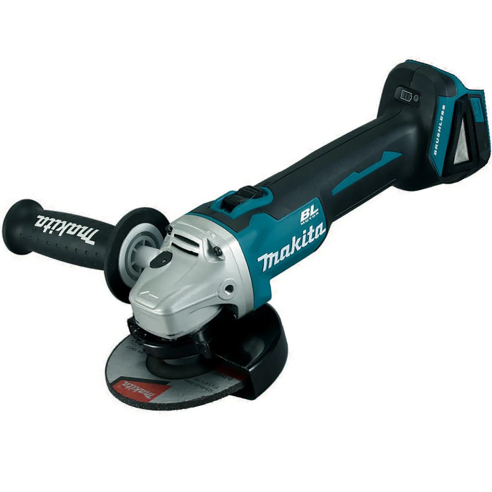 Makita Angle Grinder 125mm 18V Li-ion Brushless Cordless Body Only DGA504Z White Rose Tools