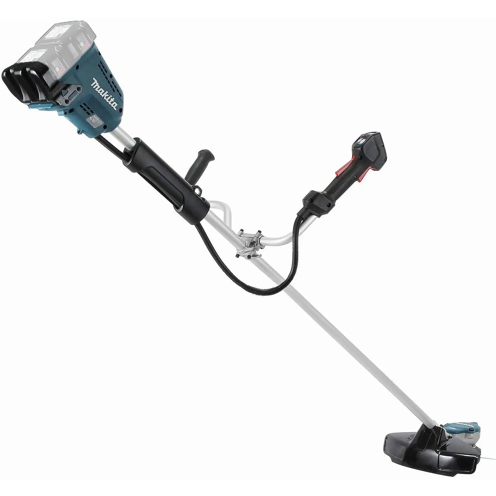 Makita Brush Cutter 2 x 18V LXT Brushless Cordless Garden Lawn Strimming Bare Unit Body Only DUR368AZ  White Rose Tools