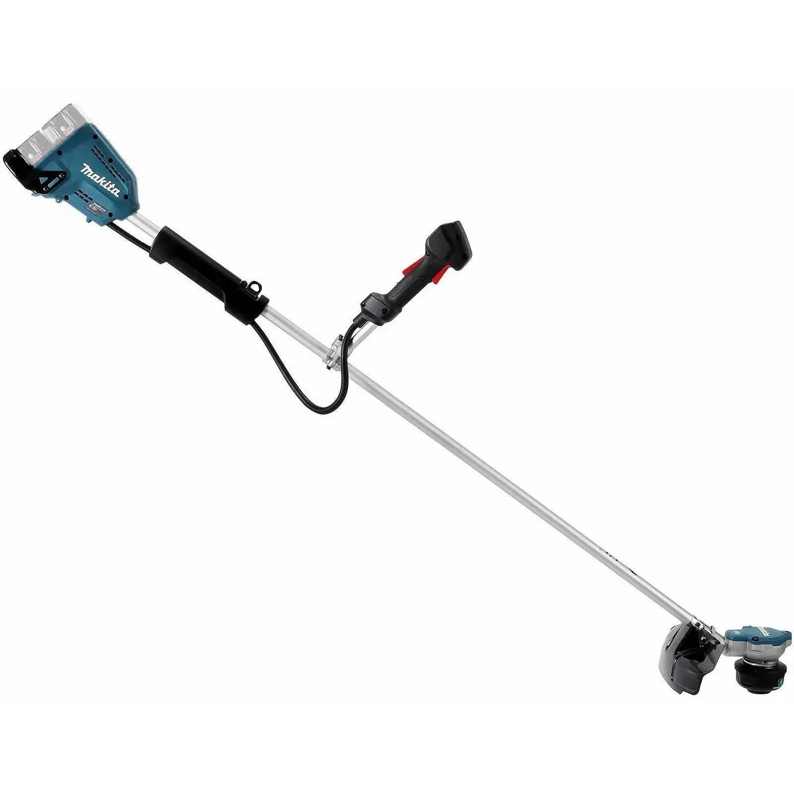 Makita Brush Cutter 2 x 18V LXT Brushless Cordless Garden Lawn Strimming Bare Unit Body Only DUR368AZ  White Rose Tools
