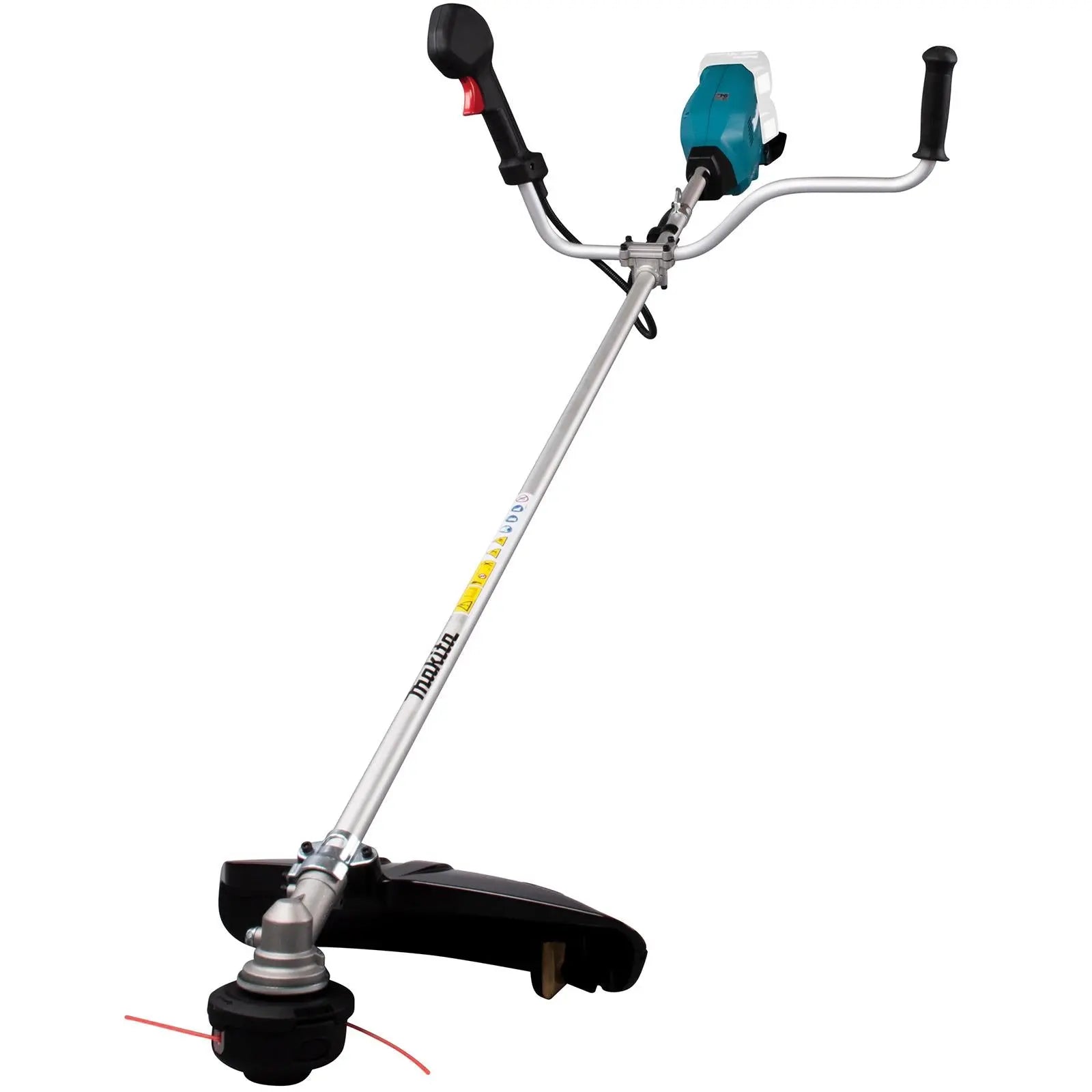 Makita Brush Cutter 2 x 18V LXT Brushless Cordless Garden Lawn Strimming Bare Unit Body Only DUR369AZ  White Rose Tools