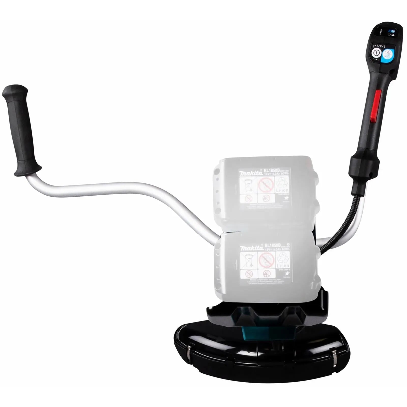 Makita Brush Cutter 2 x 18V LXT Brushless Cordless Garden Lawn Strimming Bare Unit Body Only DUR369AZ  White Rose Tools