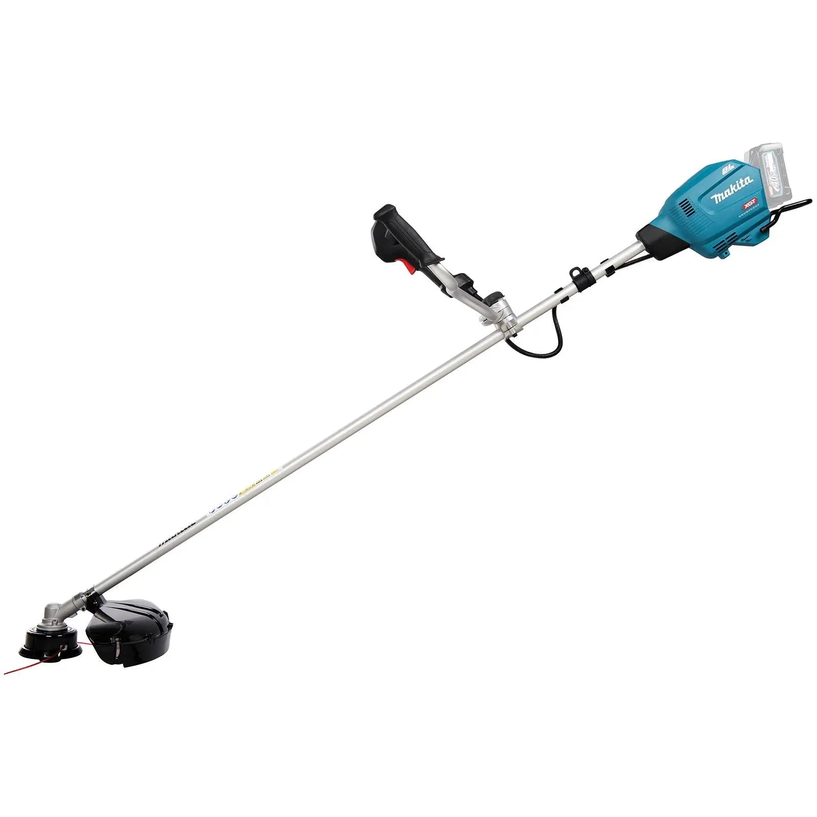 Makita Brush Cutter Kit 40V XGT Li-ion Brushless Cordless Garden Lawn Strimmer Strimming 2 x 5Ah Battery and Rapid Charger UR013GT206  White Rose Tools