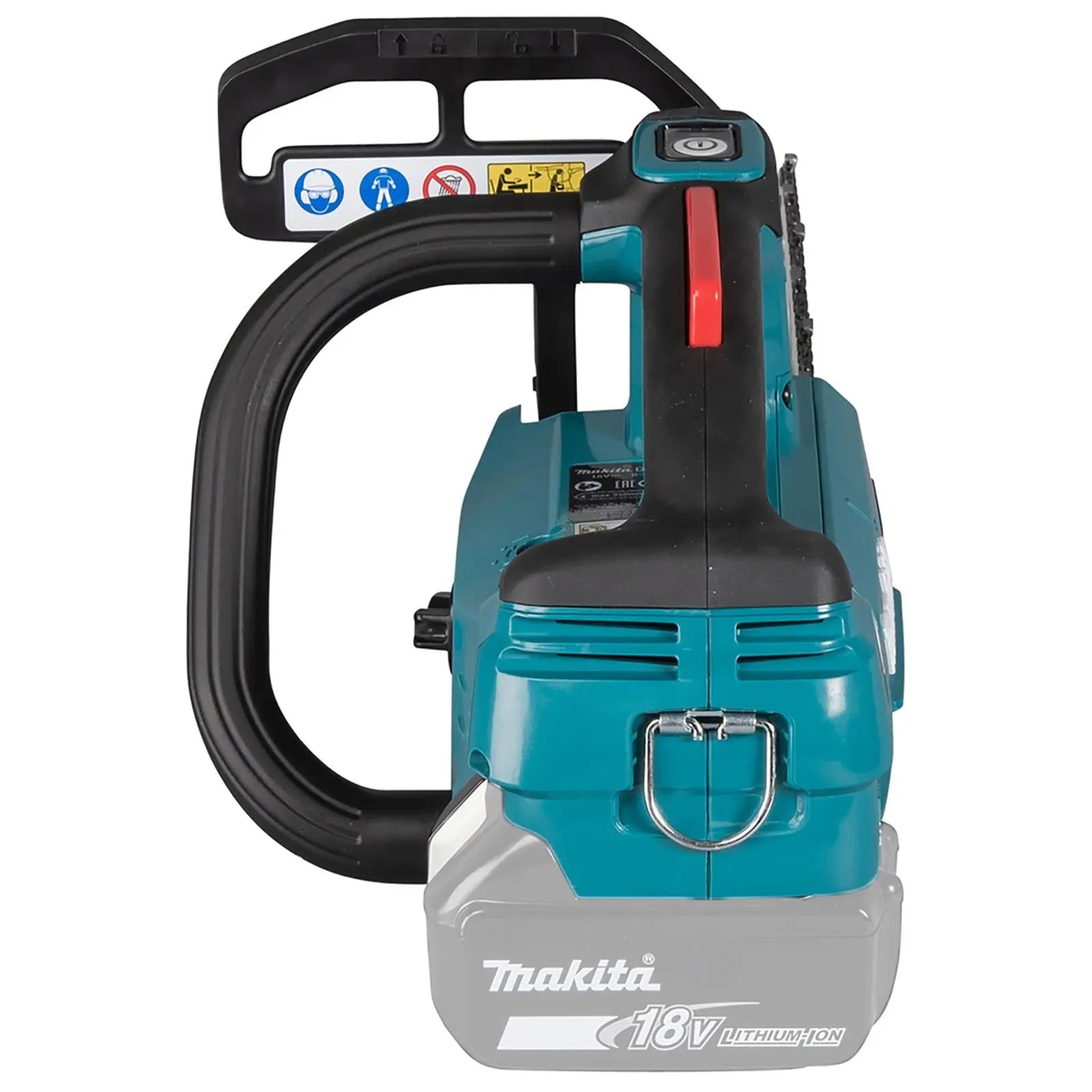 Makita Chainsaw 25cm 10" 18V LXT Brushless Cordless Top Handle Garden Tree Cutting Pruning Bare Unit Body Only DUC254Z  White Rose Tools