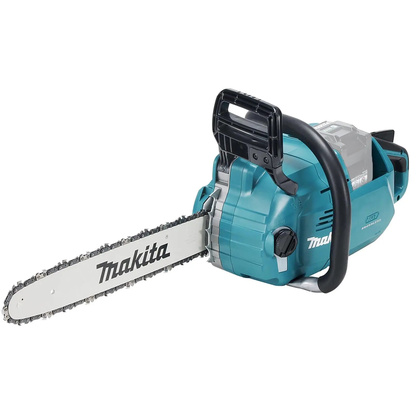 Makita Chainsaw 40cm Heavy Duty 16" 40V XGT Brushless Cordless Garden Tree Cutting Pruning Bare Unit Body Only UC016GZ White Rose Tools