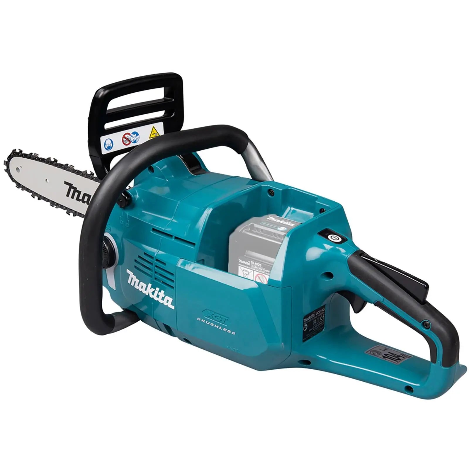 Makita Chainsaw Heavy Duty 30cm 12" 40V XGT Brushless Cordless Garden Tree Cutting Pruning Bare Unit Body Only UC014GZ White Rose Tools