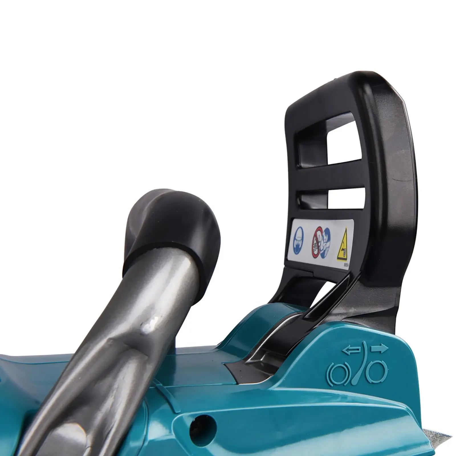 Makita Chainsaw Kit Heavy Duty 35cm 14" 40V XGT Brushless Cordless 2 x 5Ah Battery and Rapid Charger Garden Tree Cutting Pruning UC011GT201  White Rose Tools