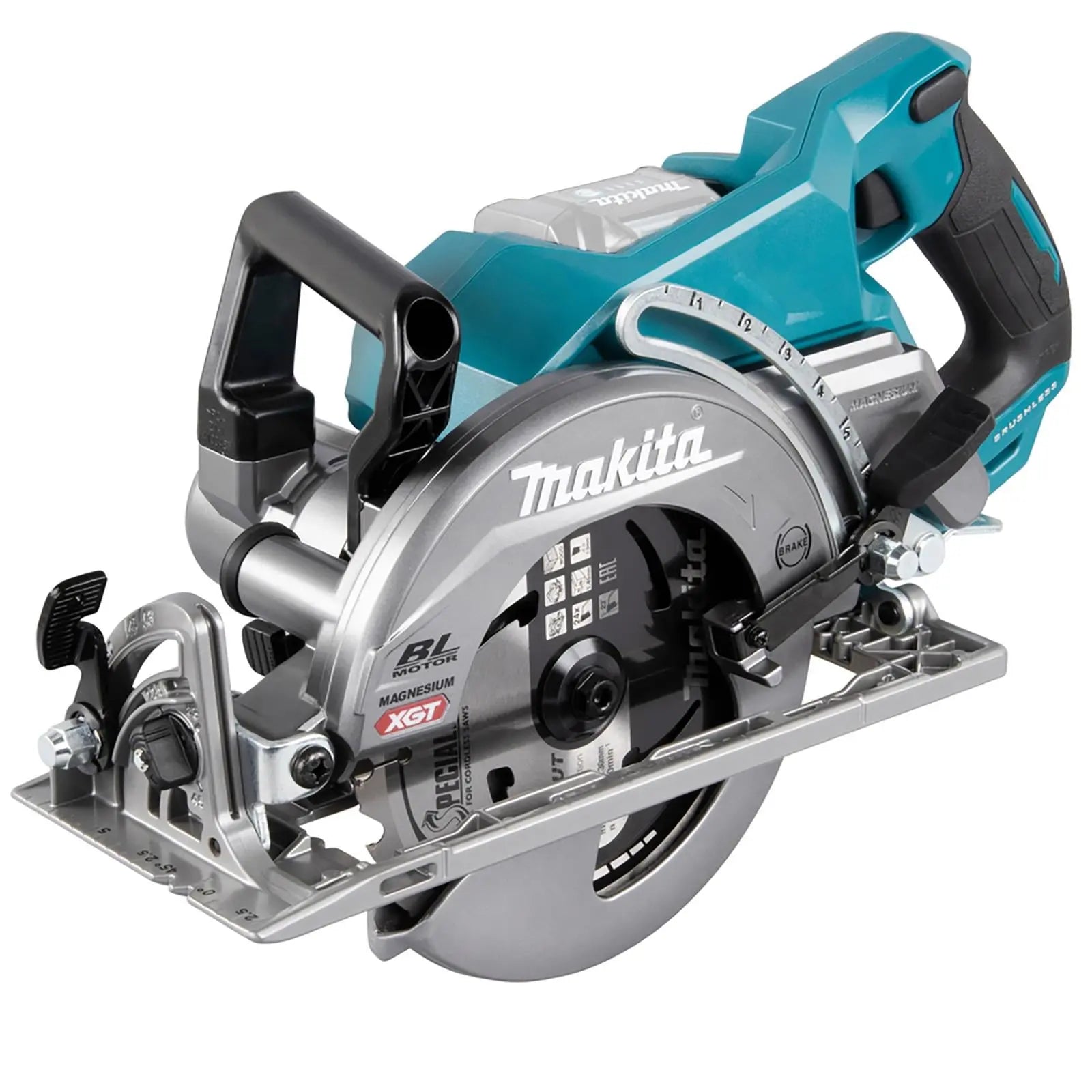 Makita Circular Saw 185mm XGT 40V Max Cordless Brushless Body Only RS001GZ White Rose Tools