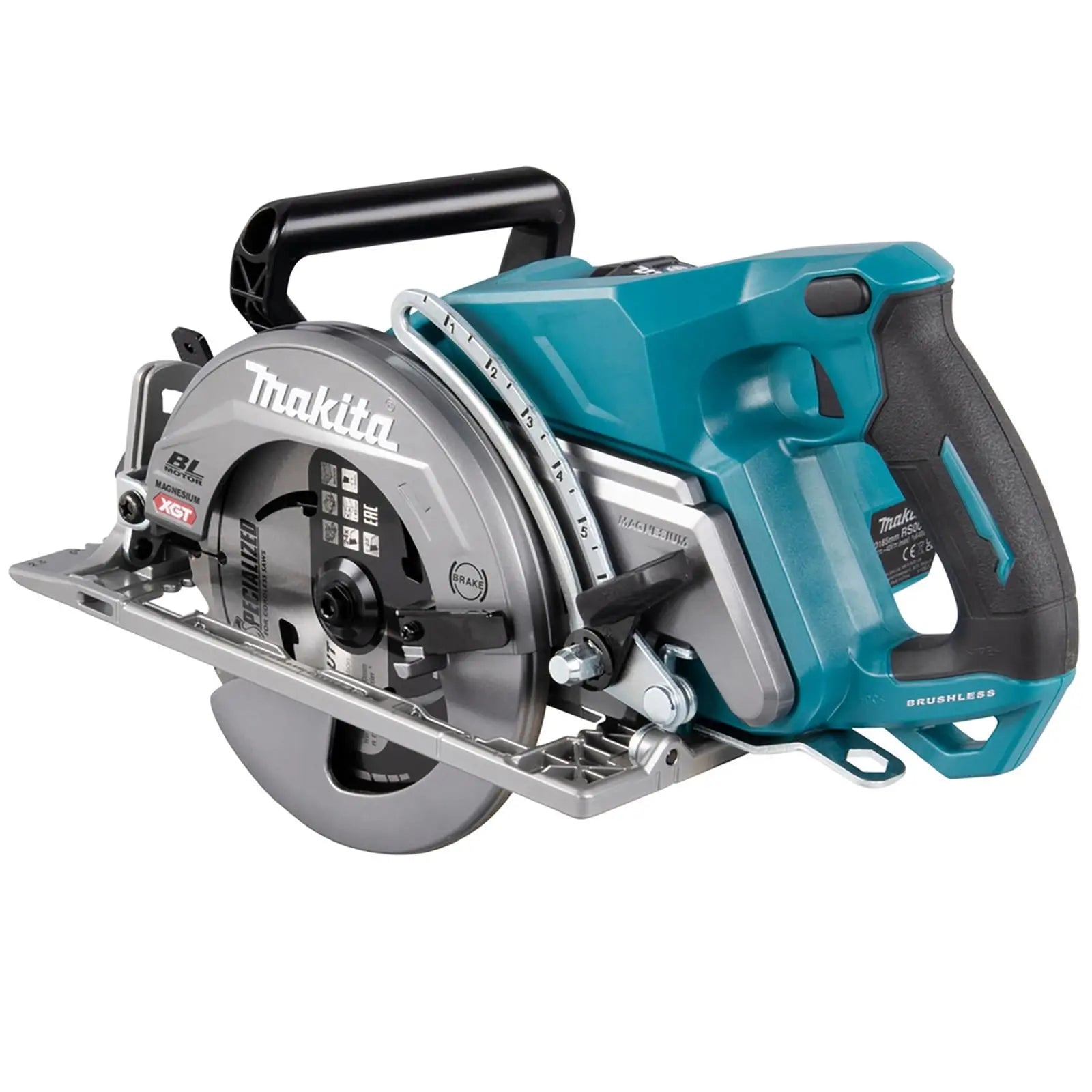 Makita Circular Saw 185mm XGT 40V Max Cordless Brushless Body Only RS001GZ  White Rose Tools