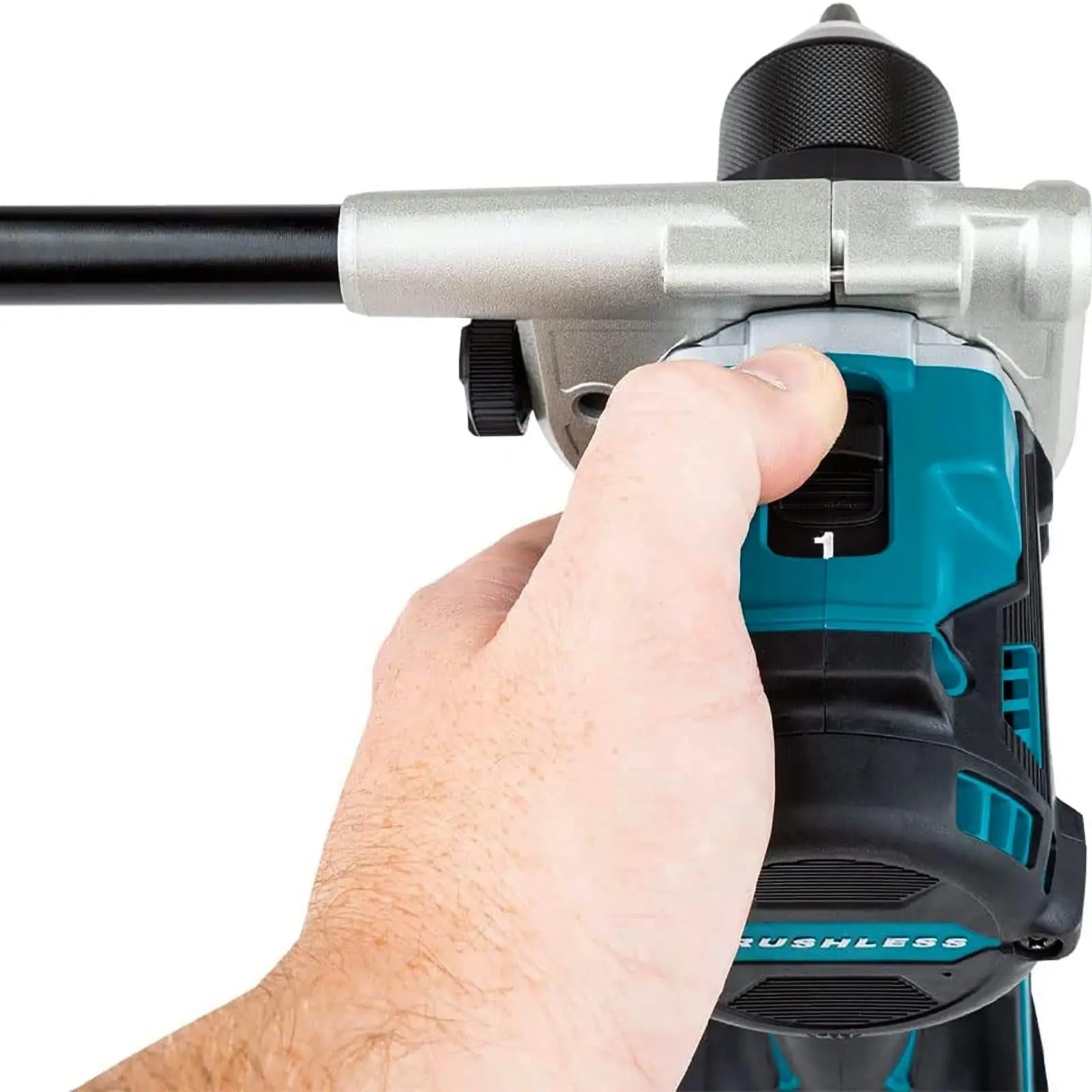 Makita Combi Drill 18V LXT Brushless Cordless Hammer Drill Driver Li-ion Body Only DHP486Z  White Rose Tools