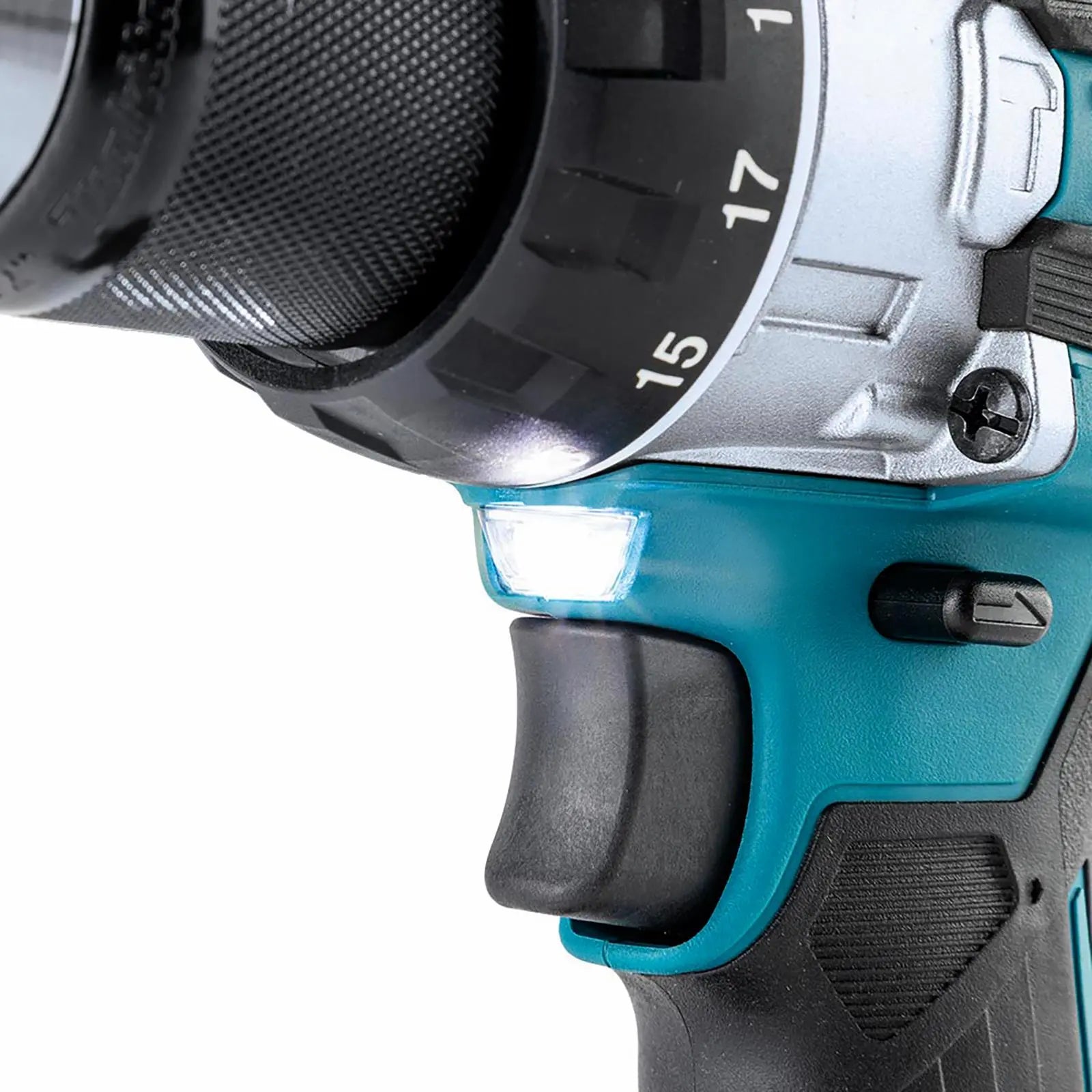 Makita Combi Drill 18V LXT Li-ion Brushless Cordless Body Only DHP489Z White Rose Tools