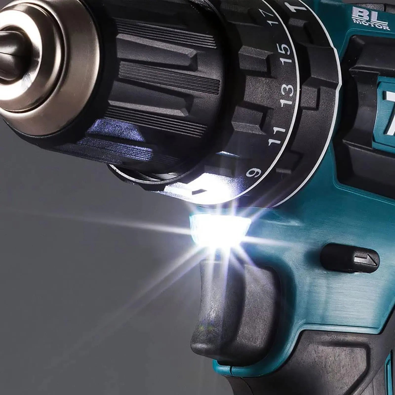 Makita Combi Drill Hammer Brushless 18V LXT Li-ion Cordless 2-Speed DHP485Z Body Only  White Rose Tools