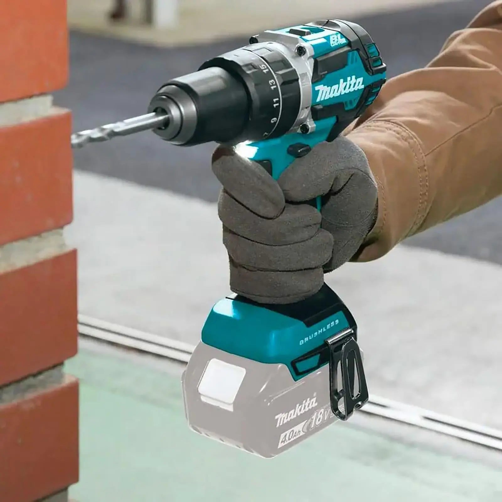 Makita Combi Drill Hammer Brushless 18V LXT Li-ion Cordless 2-Speed DHP485Z Body Only  White Rose Tools