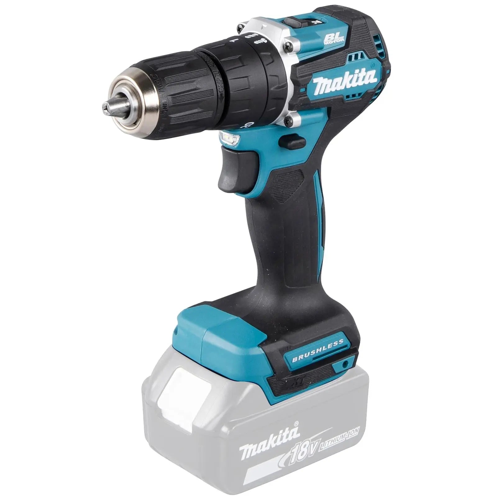 Makita Combi Drill Hammer Driver 18V LXT Brushless Cordless DHP487Z Body Only  White Rose Tools