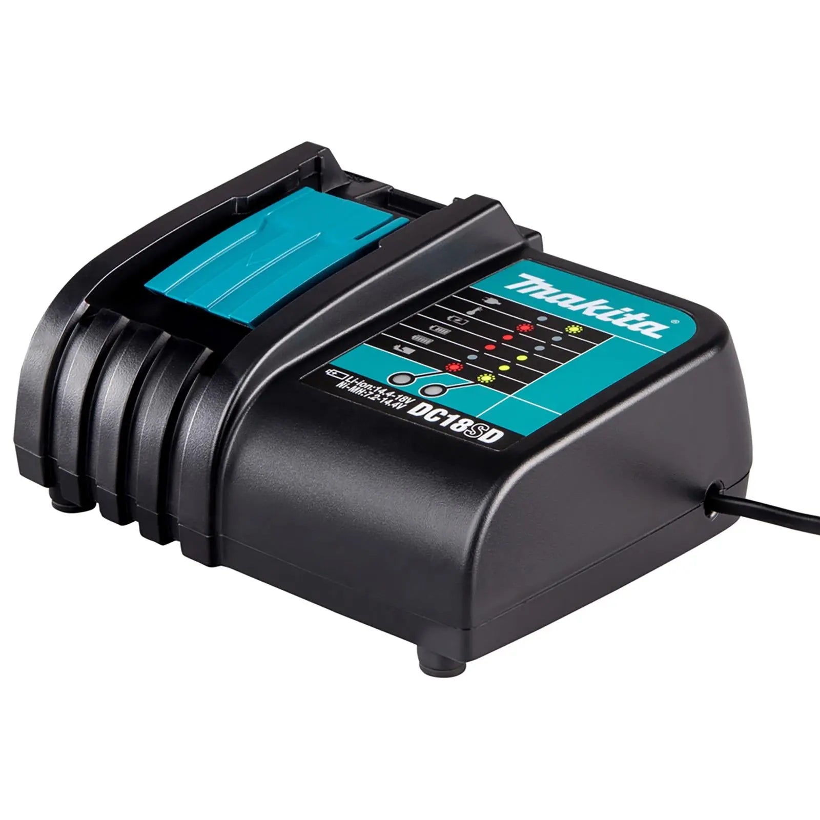 Makita Combi Drill Kit 18V LXT DHP485 with 5Ah Battery Charger 101pc Tool Set Cordless Brushless DHP485STX5 White Rose Tools