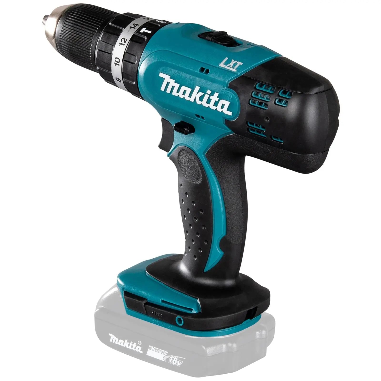 Makita Combi Drill with Hammer Action 18V LXT Cordless DHP453Z Body Only  White Rose Tools
