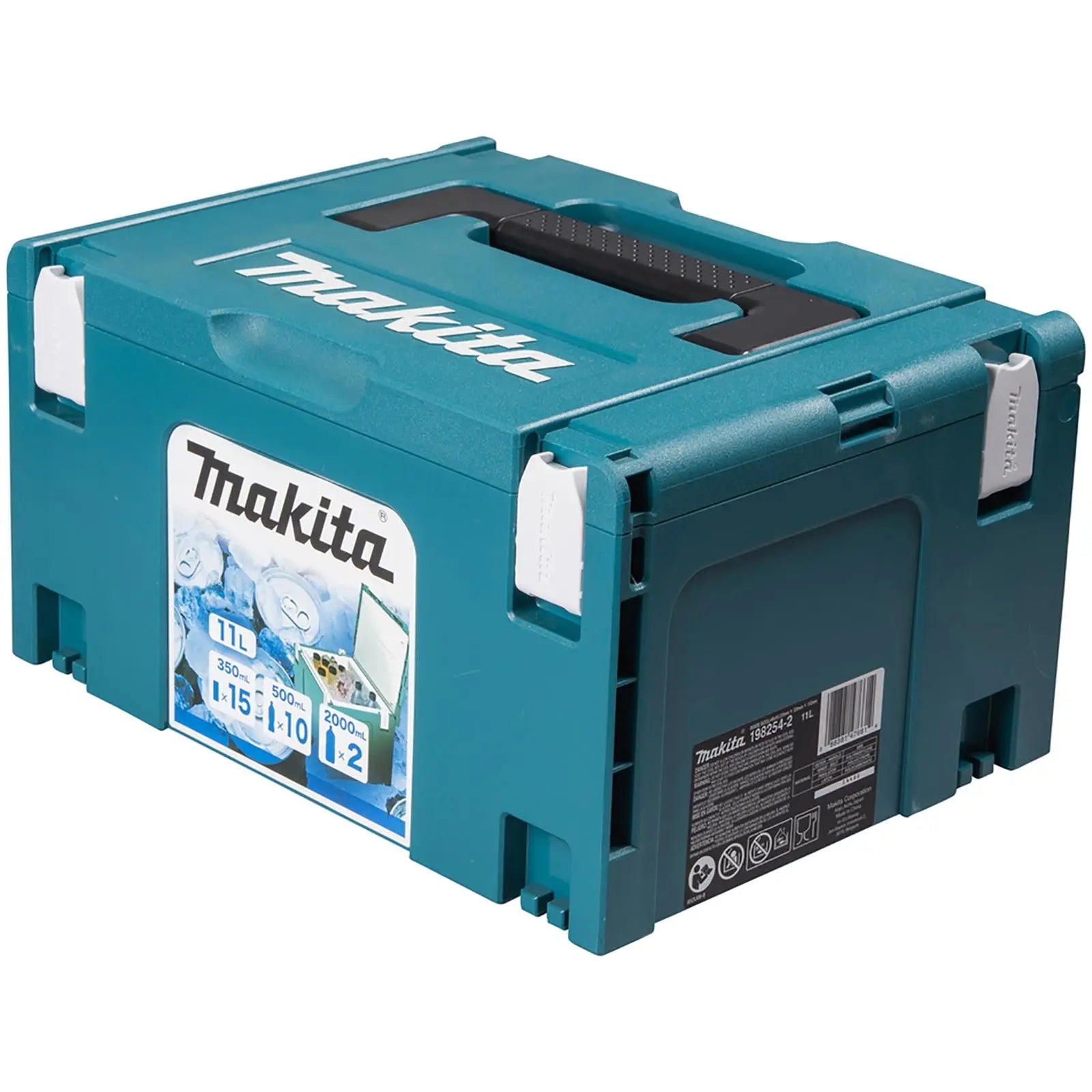 Makita Cool Box Makpac Connector Case Type 3 11 Litres 198254-2  White Rose Tools