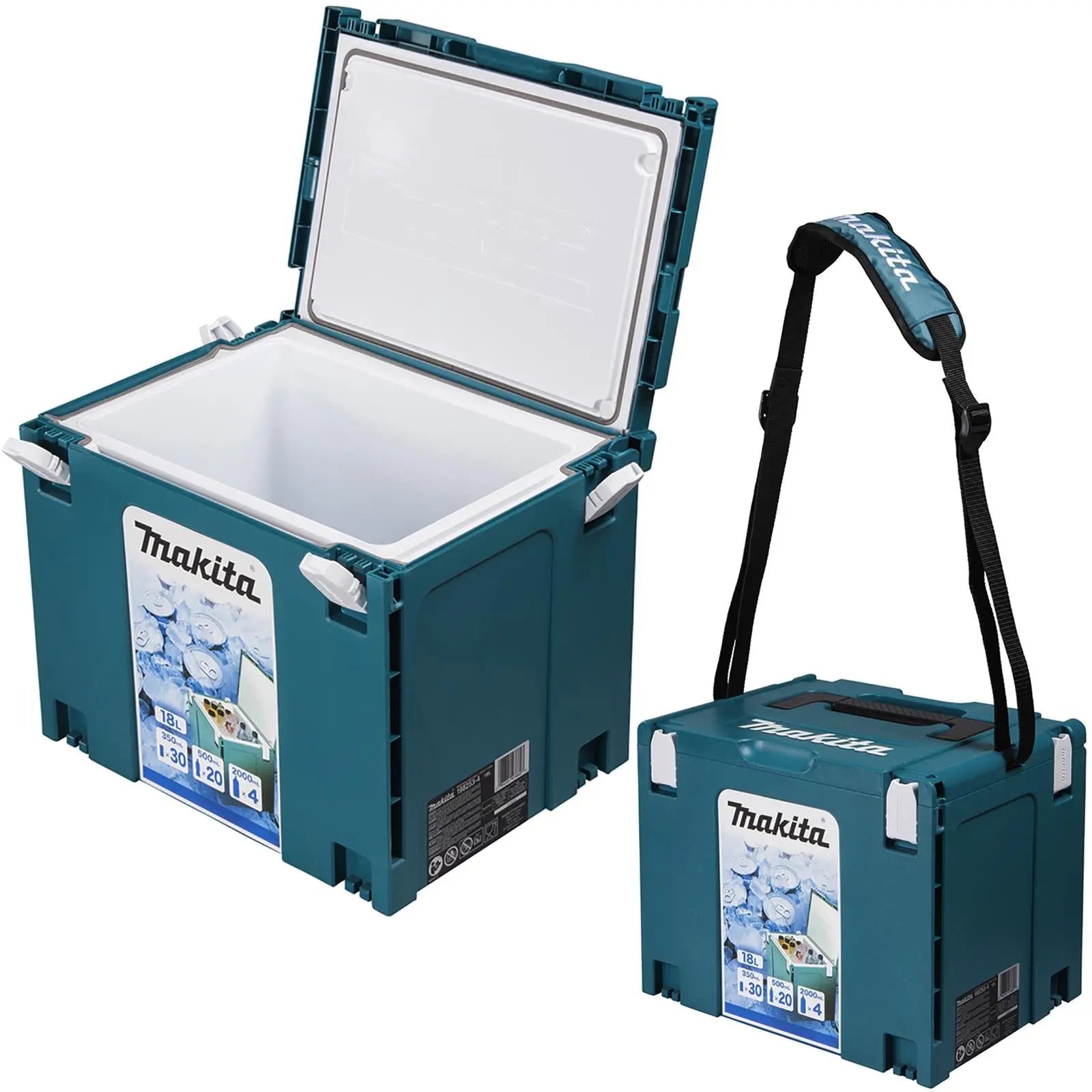 Makita Cool Box Makpac Connector Case Type 4 18 Litres 198253-4  White Rose Tools