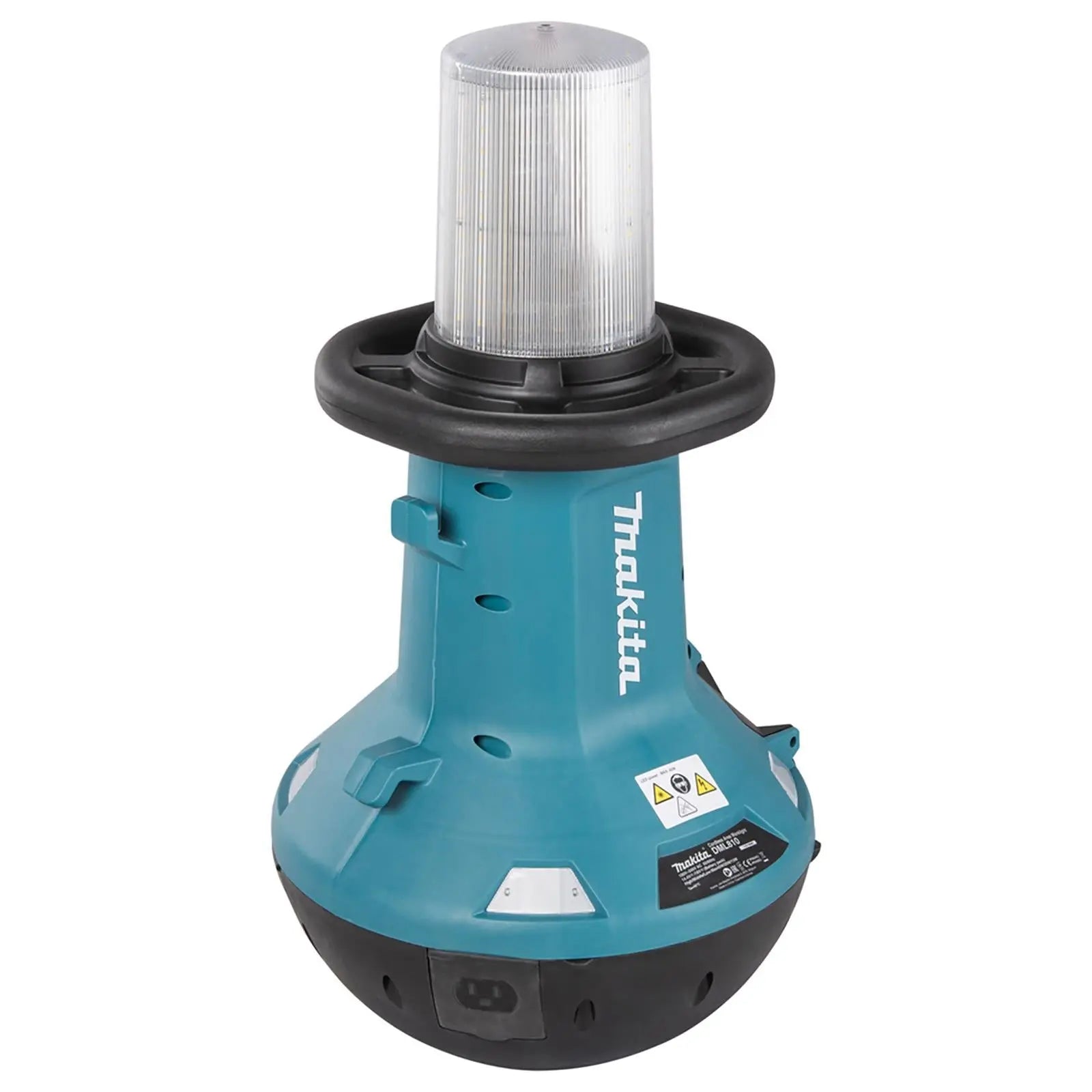 Makita Cordless Area Worklight 360 Degree LXT 14.4V 18V 240V AC Self Balancing Site Light Body Only DML810/2  White Rose Tools