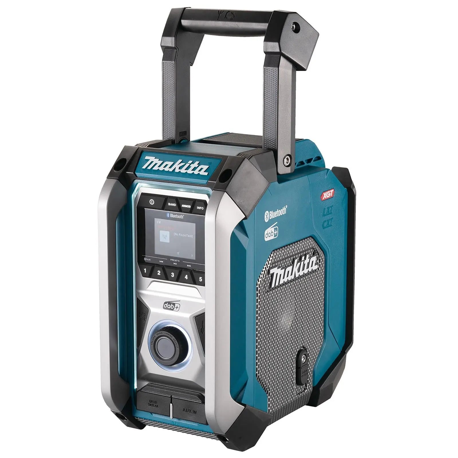 Makita DAB Radio Job Site Work Cordless 12-40V CXT LXT XGT Bluetooth USB AUX MR007GZ Body Only White Rose Tools